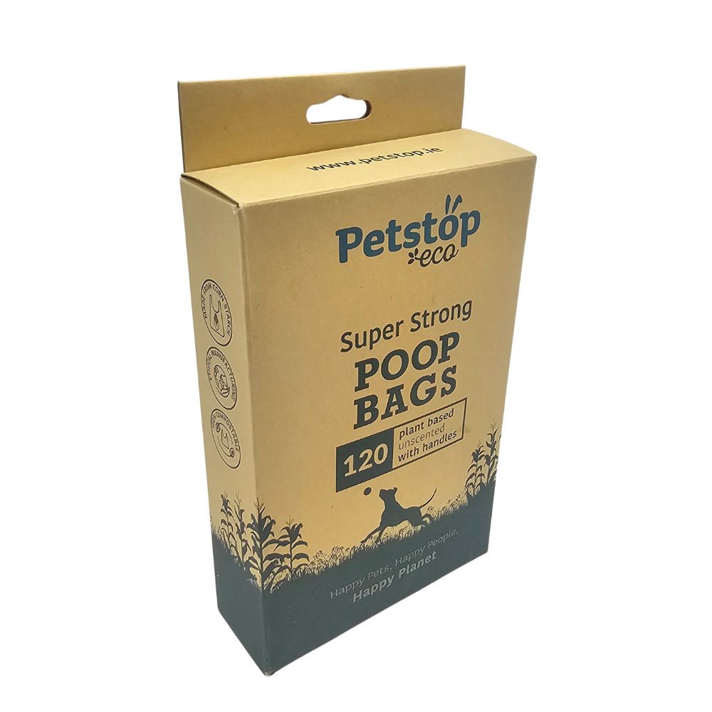 Eco Compostable Poop Bags Extra Strong With Handles 120
