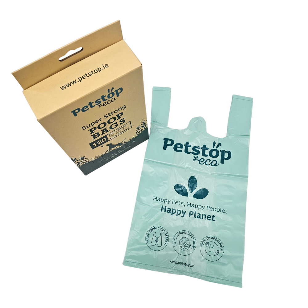 Eco Compostable Poop Bags Extra Strong With Handles 120