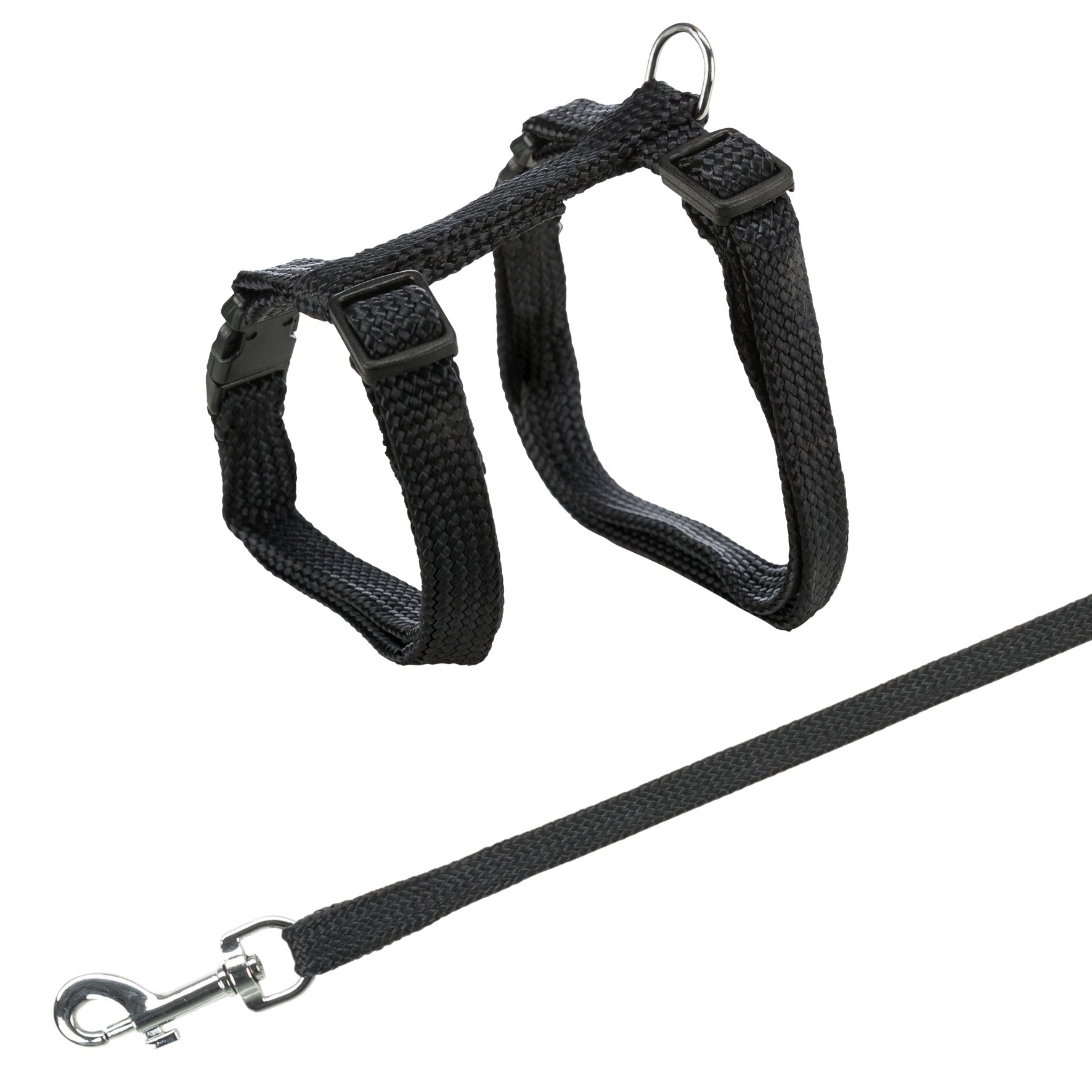 Cat Harness With Leash Nylon Adjustable 22 To 42 Cm Lead Colors