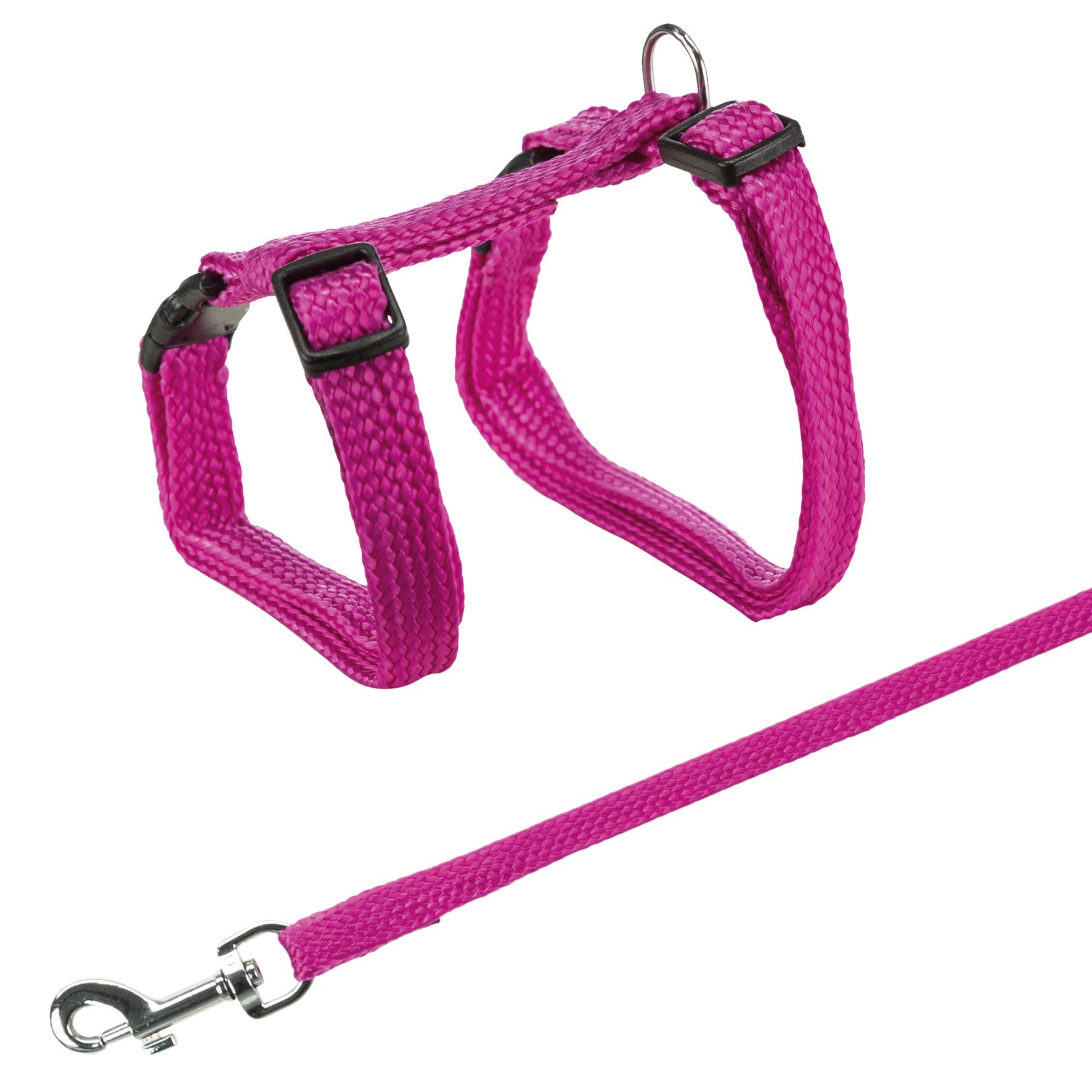 Cat Harness With Leash Nylon Adjustable 22 To 42 Cm Lead Colors