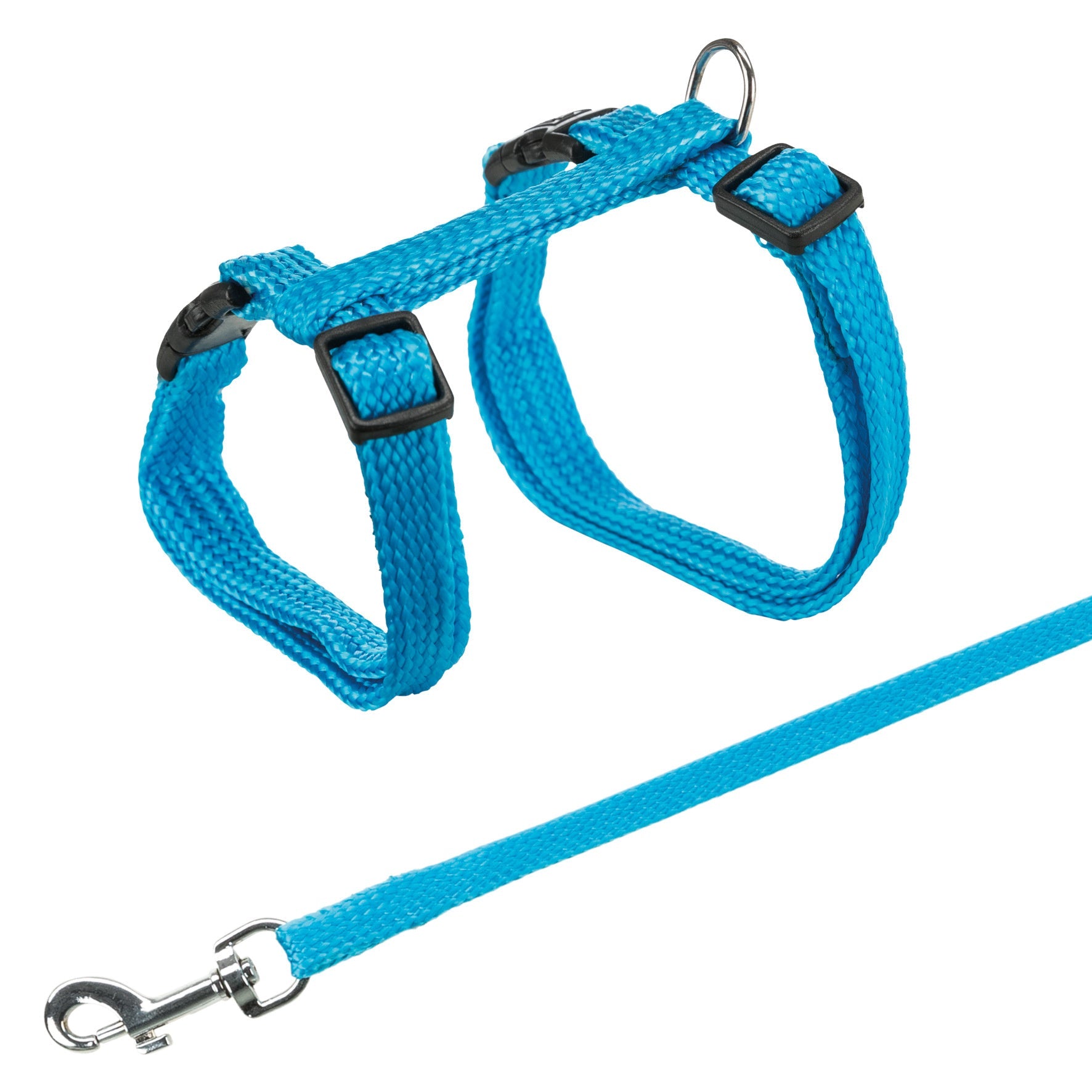 Cat Harness With Leash Nylon Adjustable 22 To 42 Cm Lead Colors