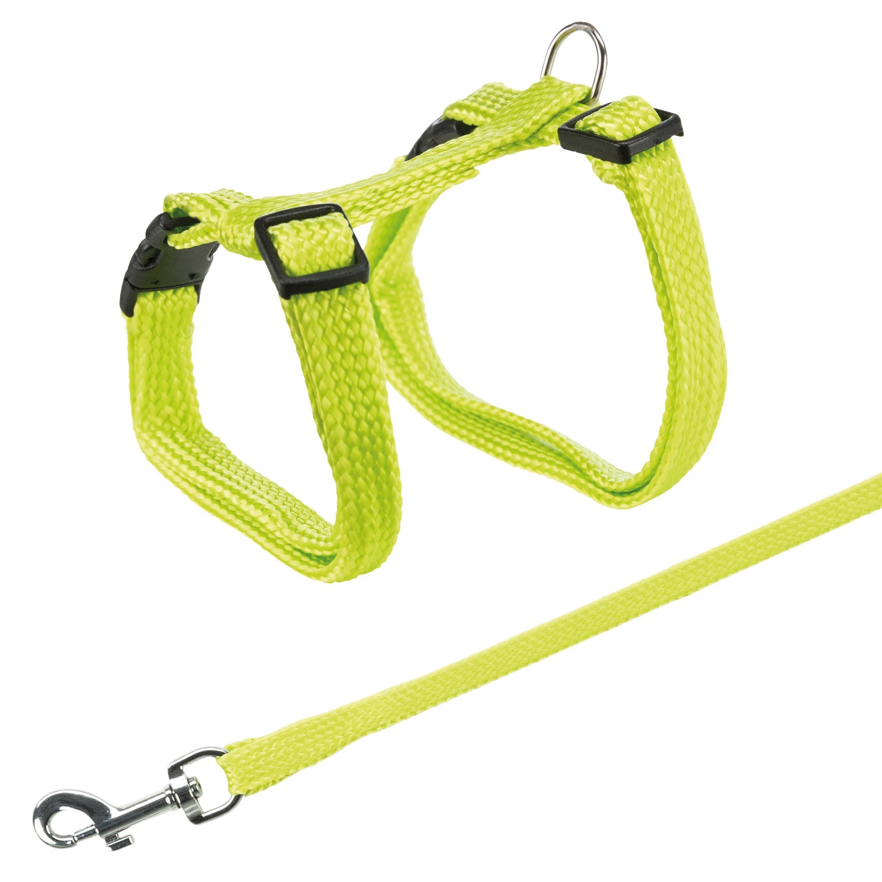 Cat Harness With Leash Nylon Adjustable 22 To 42 Cm Lead Colors