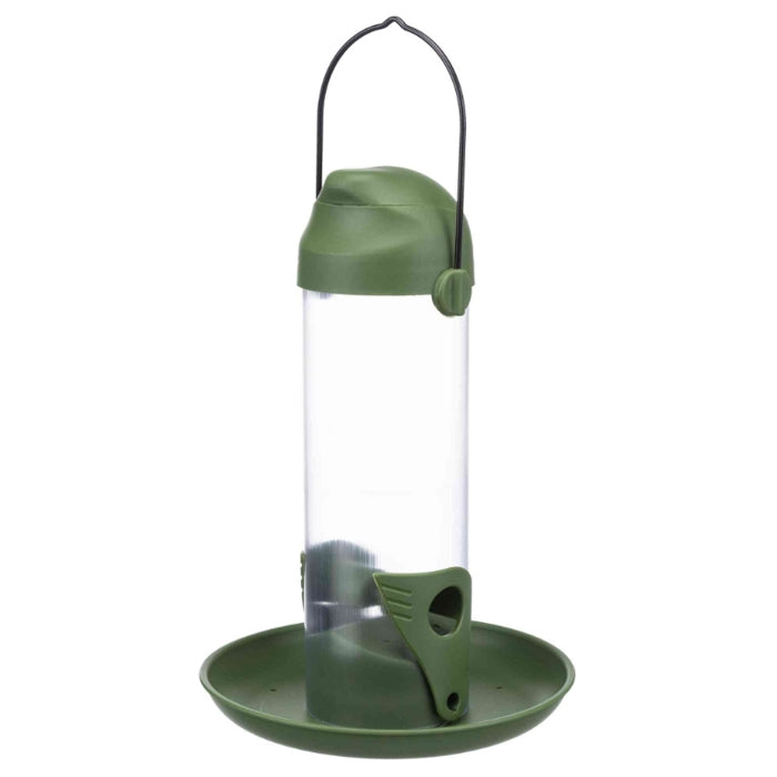 Wild Bird Seed Feeder With Plate 22cm Plastic