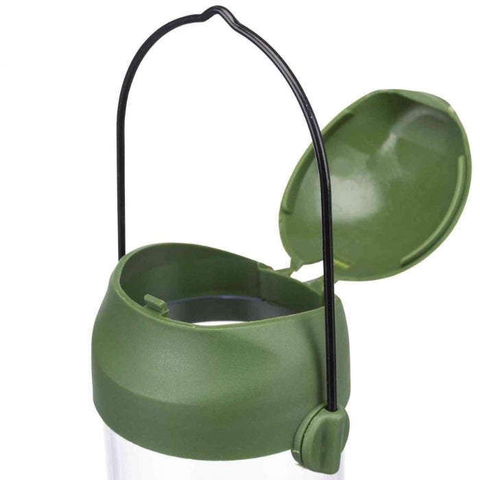 Wild Bird Seed Feeder With Plate 29cm Plastic Hanging 750ml