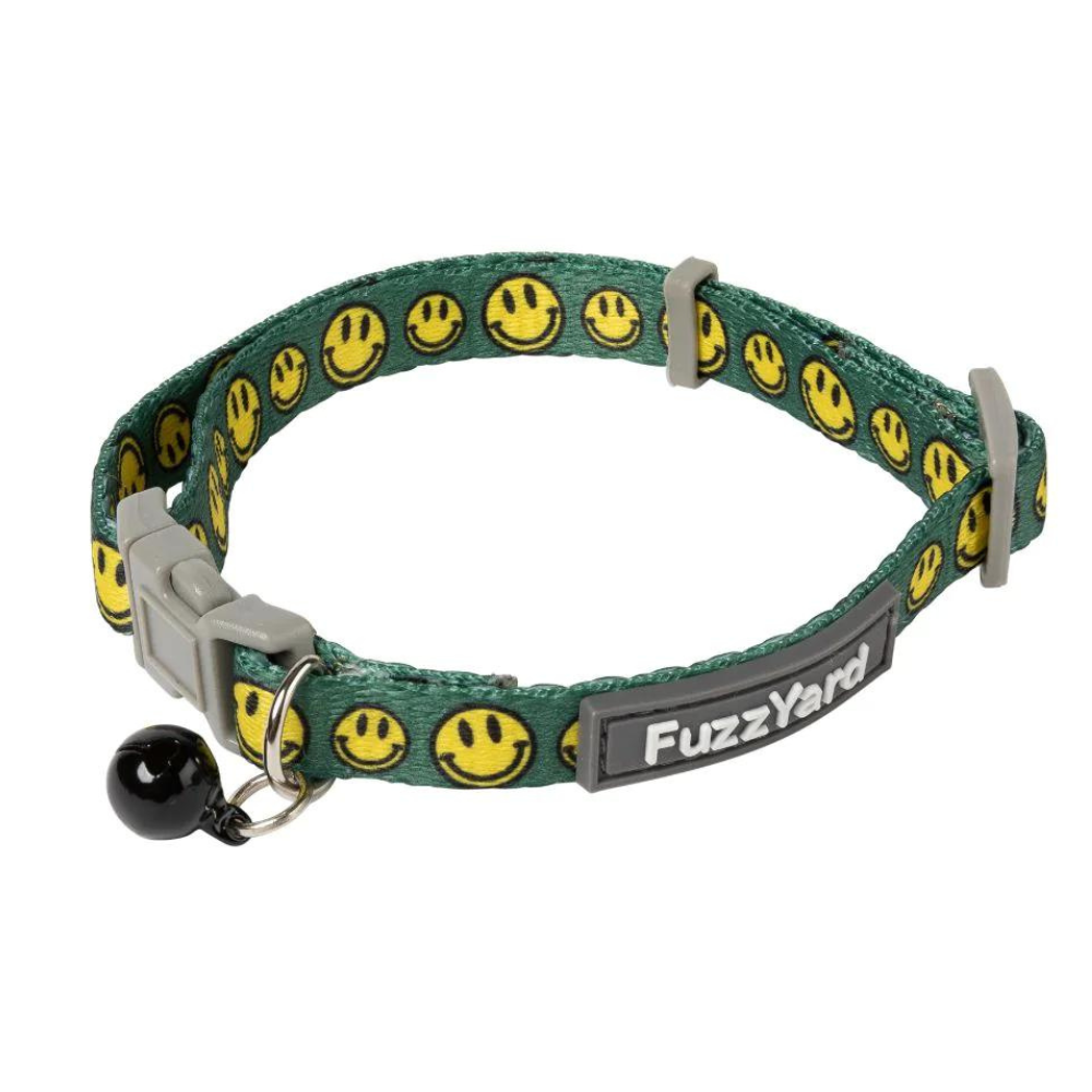 FuzzYard Cat Collar Biggie Smiles With Breakaway Buckle