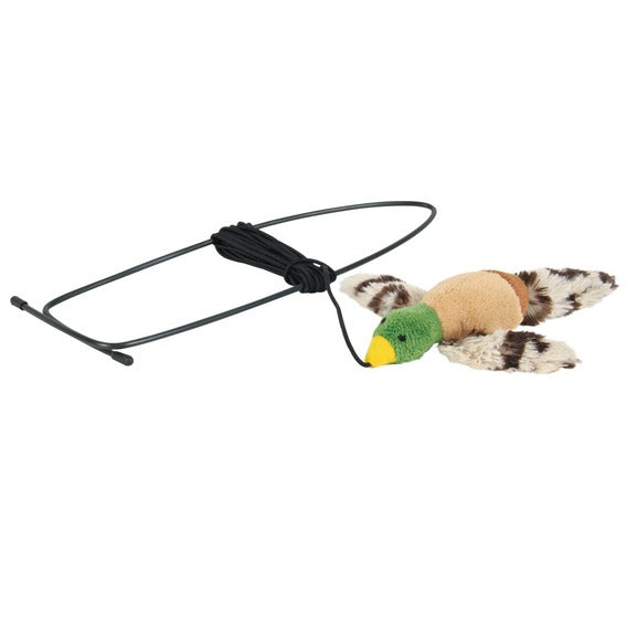 Door Frame Cat Toy Plush Bird With Catnip Scent
