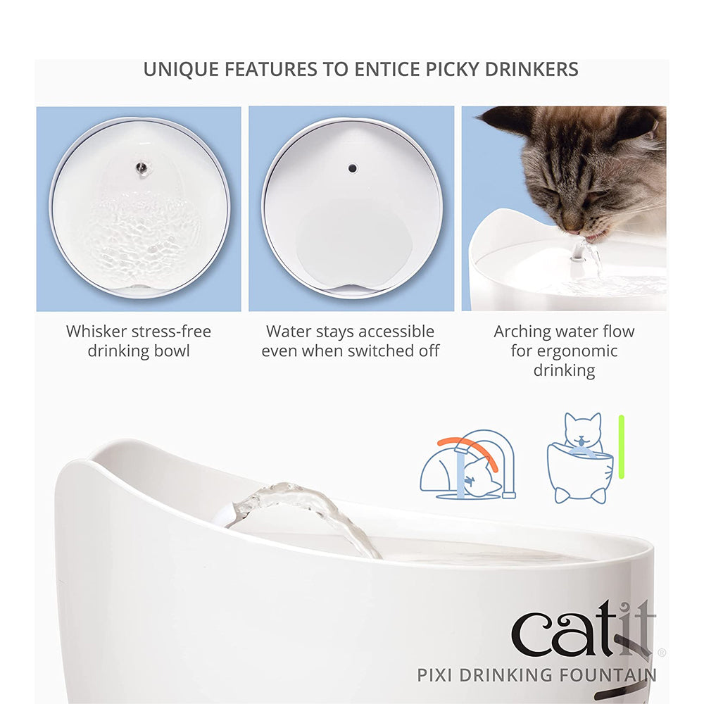 Catit PIXI Water Fountain 2.5L Mint Green