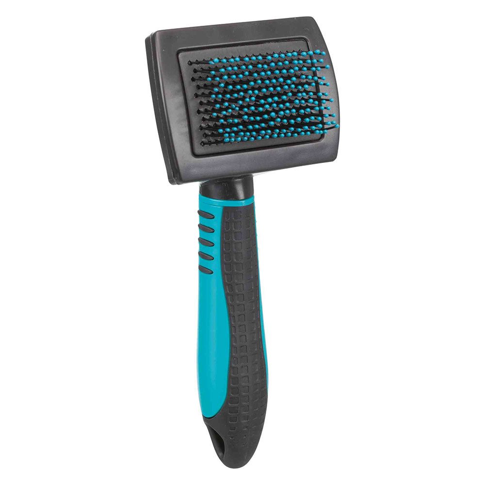 Extra Soft Plastic Bristle Pet Brush For Cats And Dogs