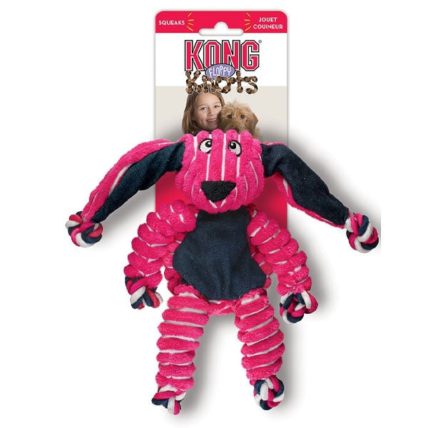 KONG Floppy Knots Bunny Rope Toy With Squeaker