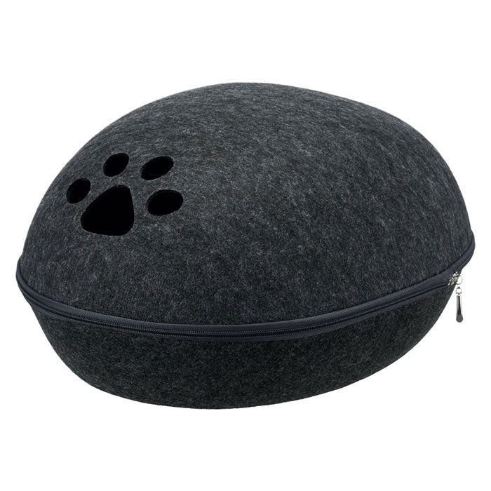Liva Cuddly Cave Cat Bed 2 in 1 Plush Cushion