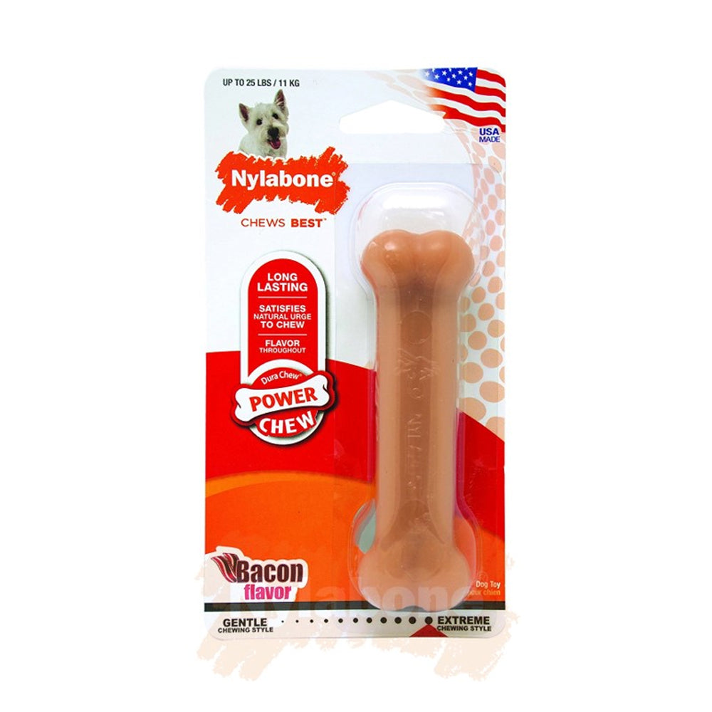 Nylabone Extreme Chew Bone Bacon Flavour