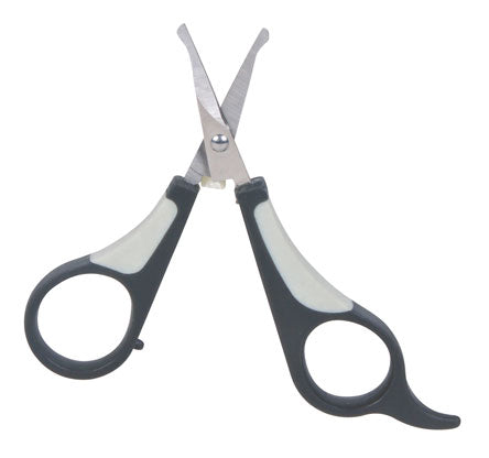 Pet Face And Paw Scissors 9cm Stainless Steel Rounded Tips