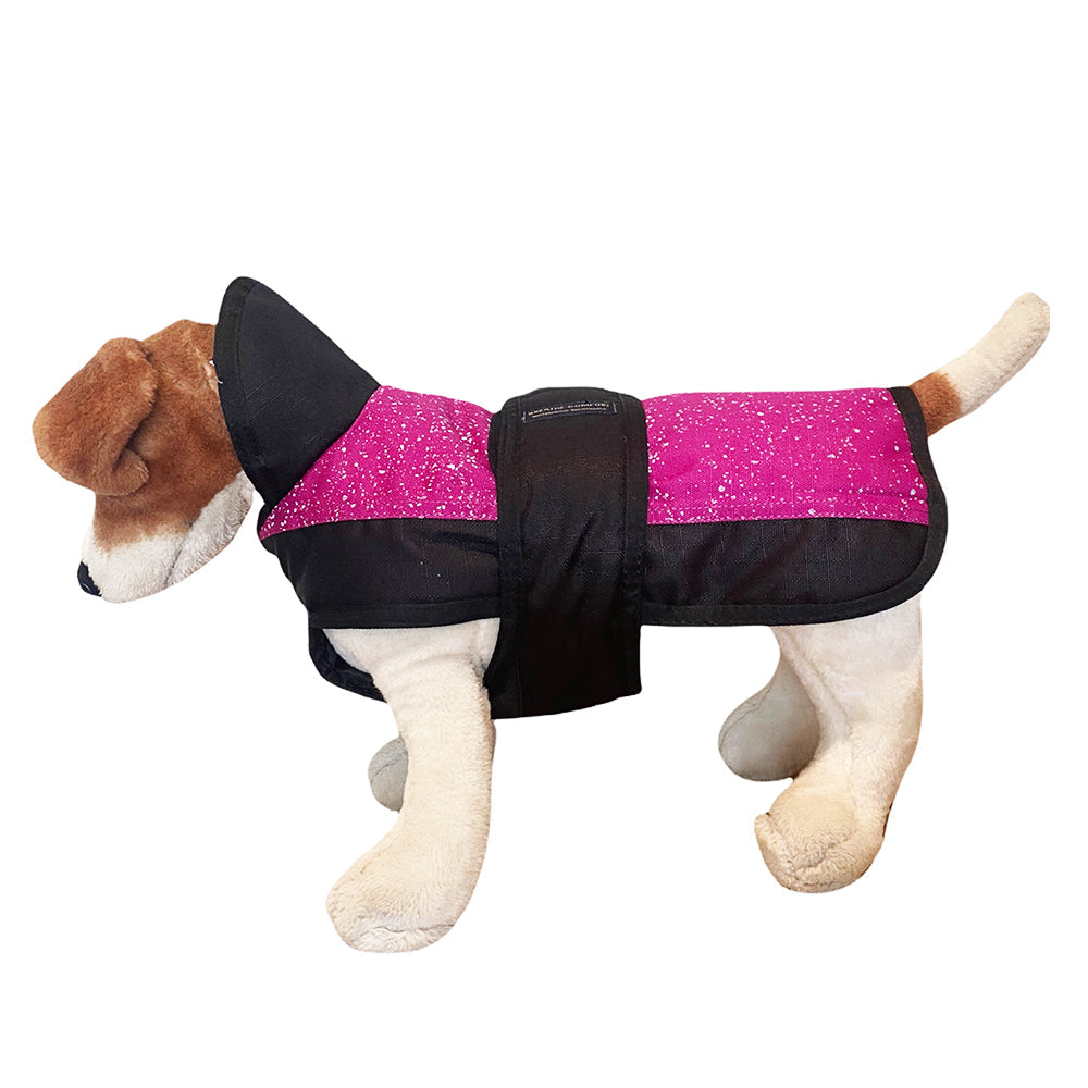 Breathe Comfort Reflective Fleck Pink Dog Coat