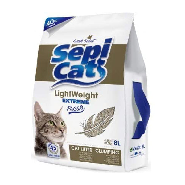 Sepicat Lightweight Extreme Fresh Cat Litter 8L