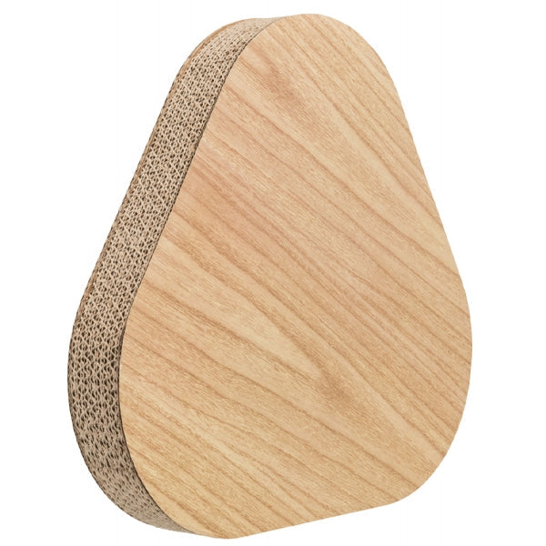 Cat Scratching Cardboard Triangle With Toy Balls