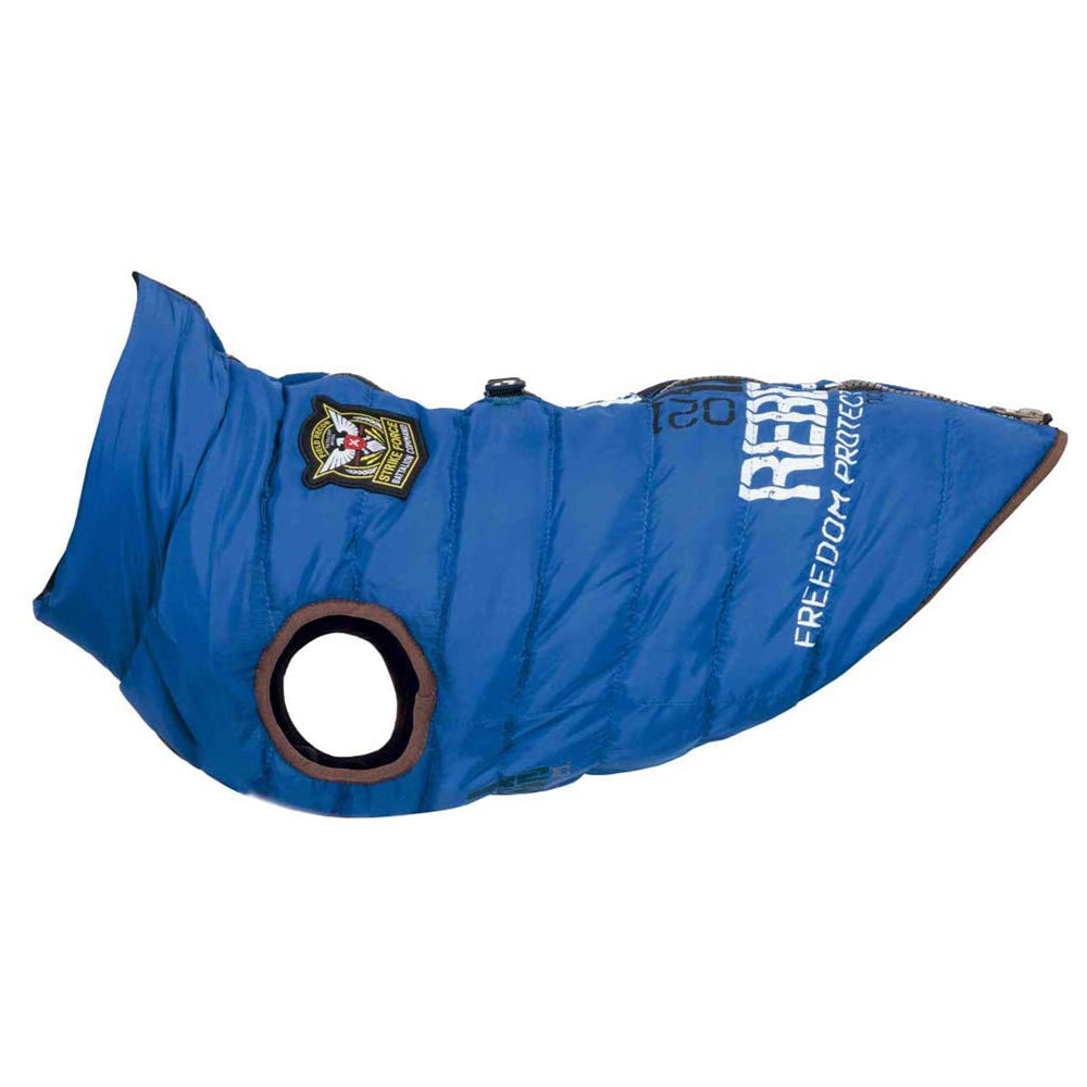 Trixie Saint Malo Blue Dog Coat With Harness