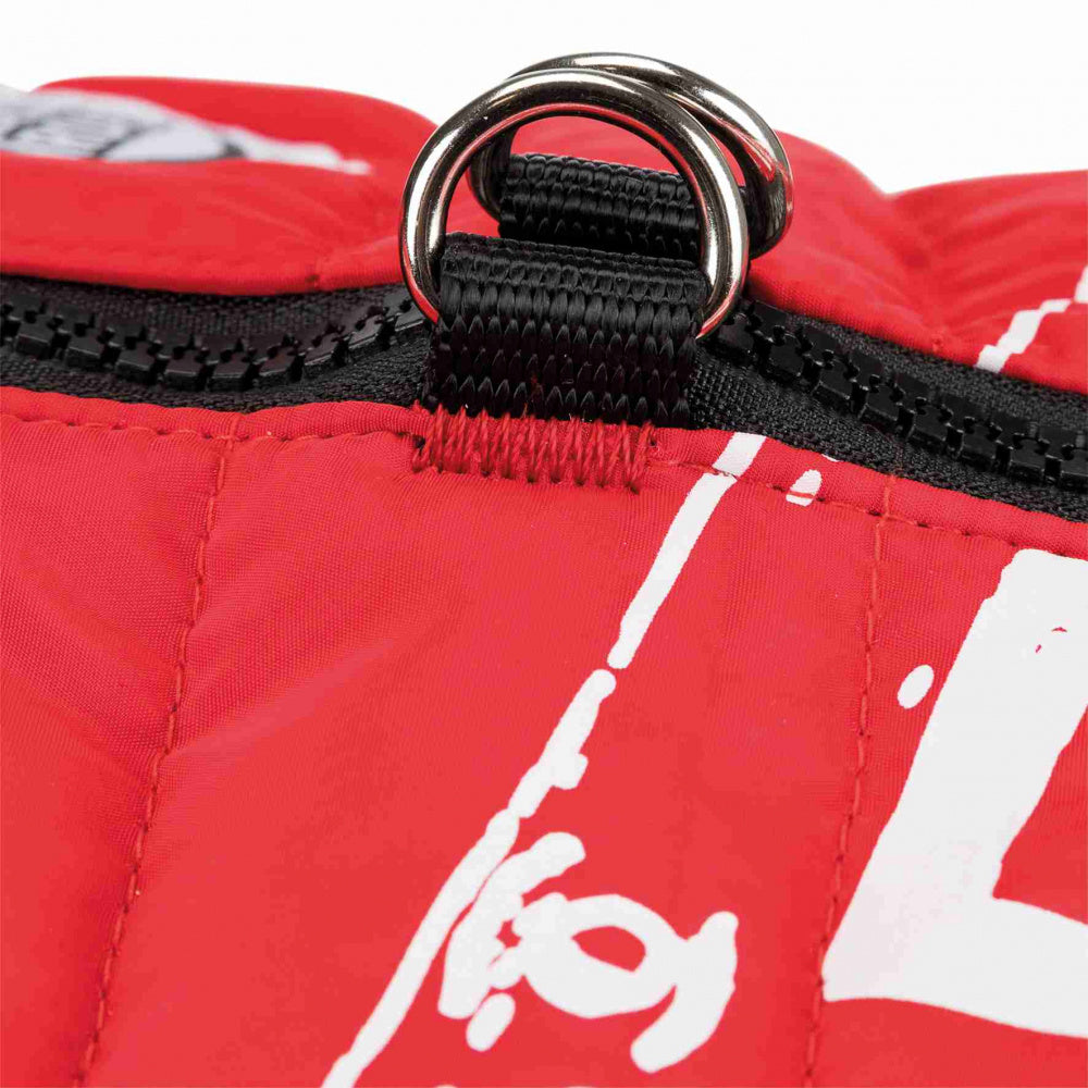Trixie Saint Melo Red Dog Coat With Harness
