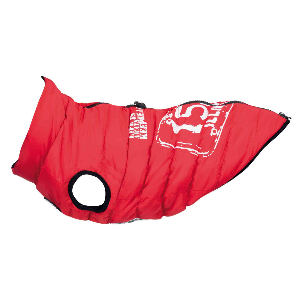 Trixie Saint Melo Red Dog Coat With Harness