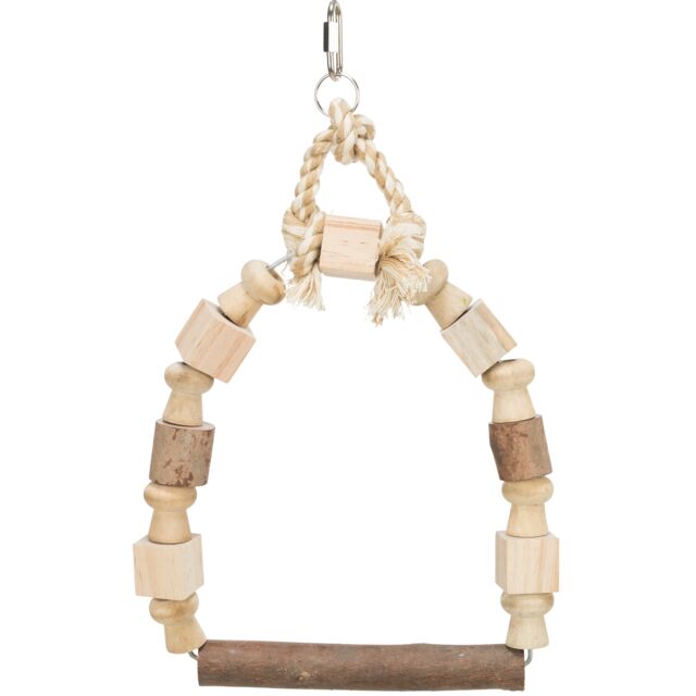 Trixie Arch Swing Wooden Bird Cage Toy 19cm Small