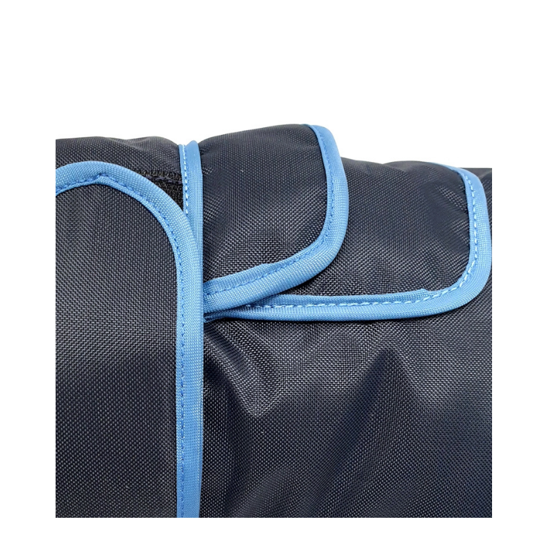 Breathe Comfort Dog Coat Navy Trim HiTech Moisture Resistant