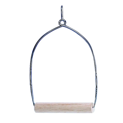 Wooden Parrot Swing Large 15x26cm For Budgies Cockatiels Lovebirds